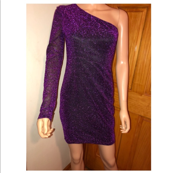 👗Nastygal sparkly one shoulder dress - Picture 2 of 8